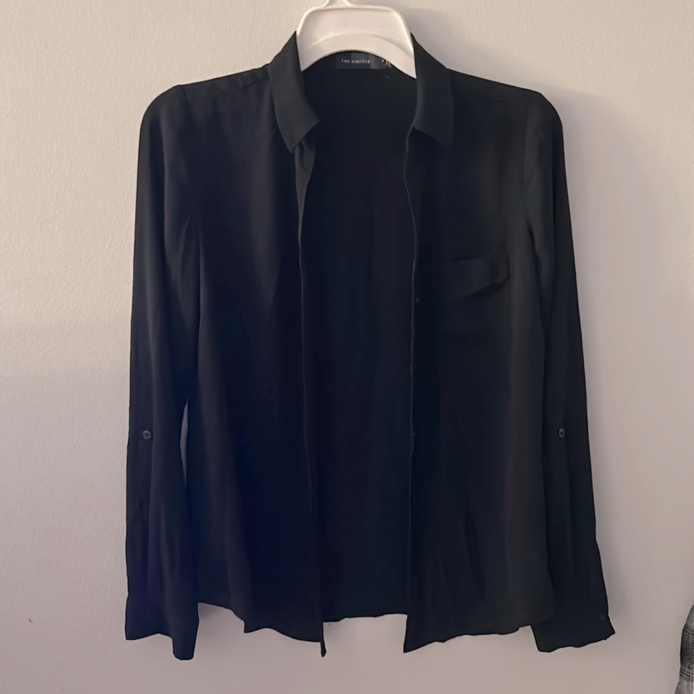 Black women’s blouse from The Limited